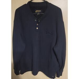 Stanley Men's Sweater size XXL Black Cotton Polyester